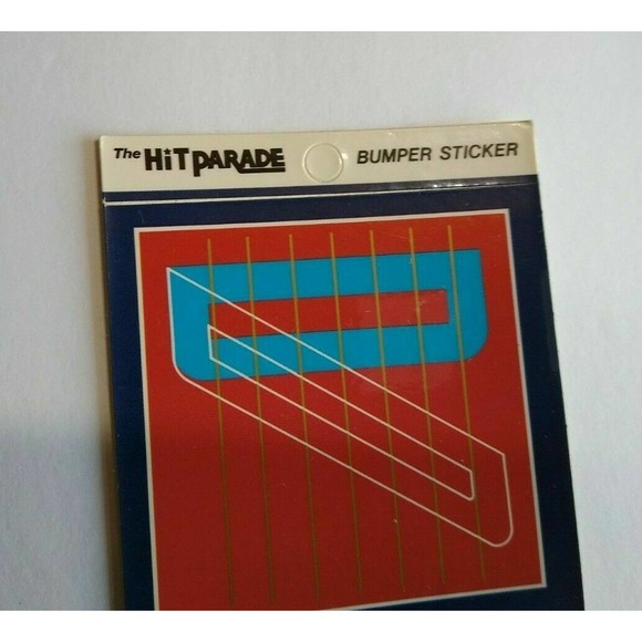 Duran Duran Bumper Sticker Original NOS Unused Bi-Rite New Wave Pop Rock 1984 - Picture 3 of 5